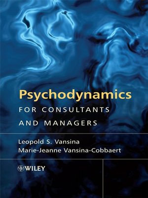 cover image of Psychodynamics for Consultants and Managers